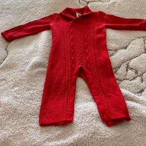 Janie and Jack one piece sweater suit